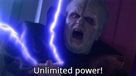 Sith Lord Unlimited Power GIF by Star Wars